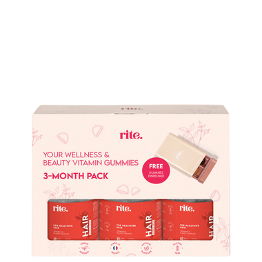 rite gift set hair sugarfree gummies