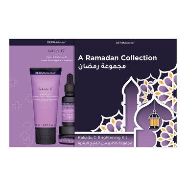 dermadoctor ramadan edition  kakadu vitamin c brightening kit
