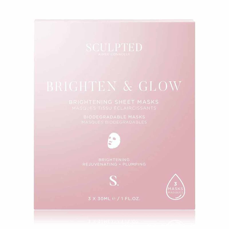 sculpted by aimee brightening sheet mask