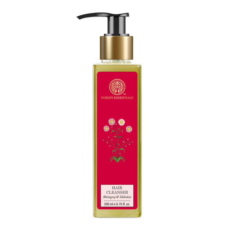 forest essentials nourishing hair cleanser bhringraj and shikakai