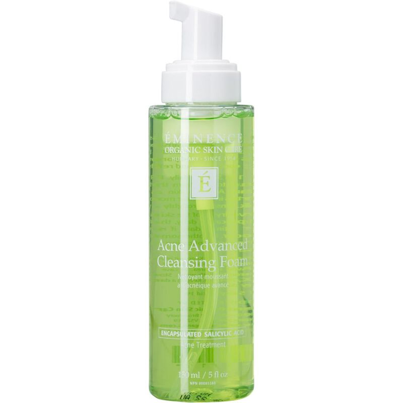 eminence organic skin care acne advanced cleansing foam