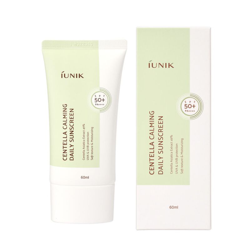 iunik centella calming daily sunscreen