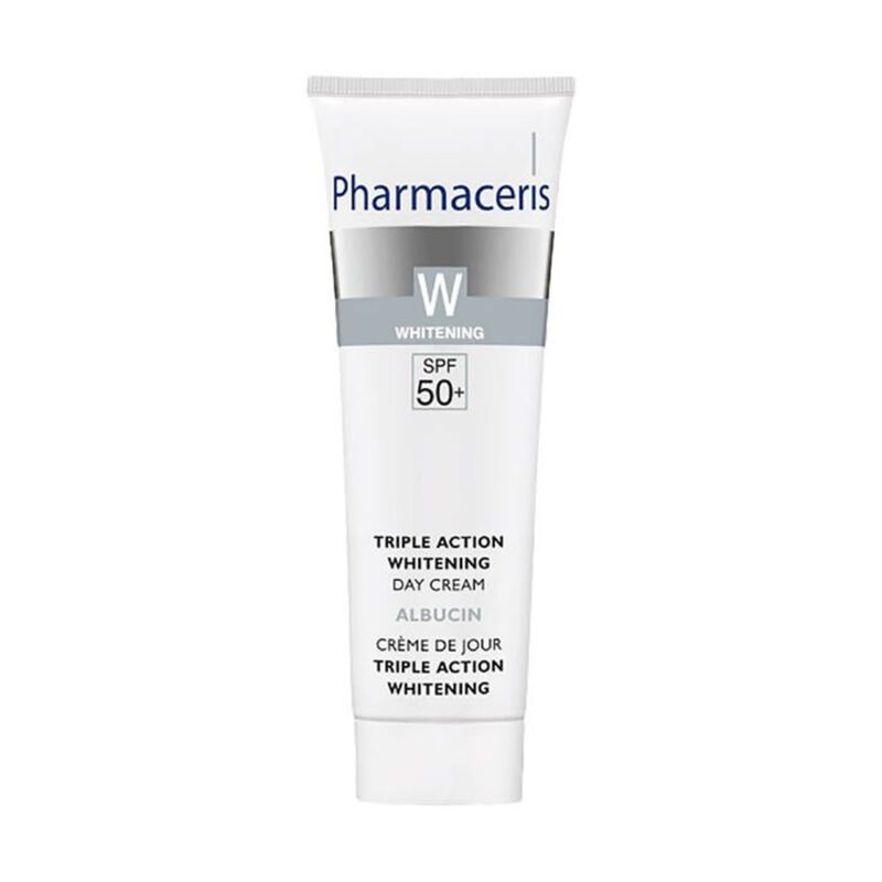 pharmaceris w albucin skin whitening day cream spf 50