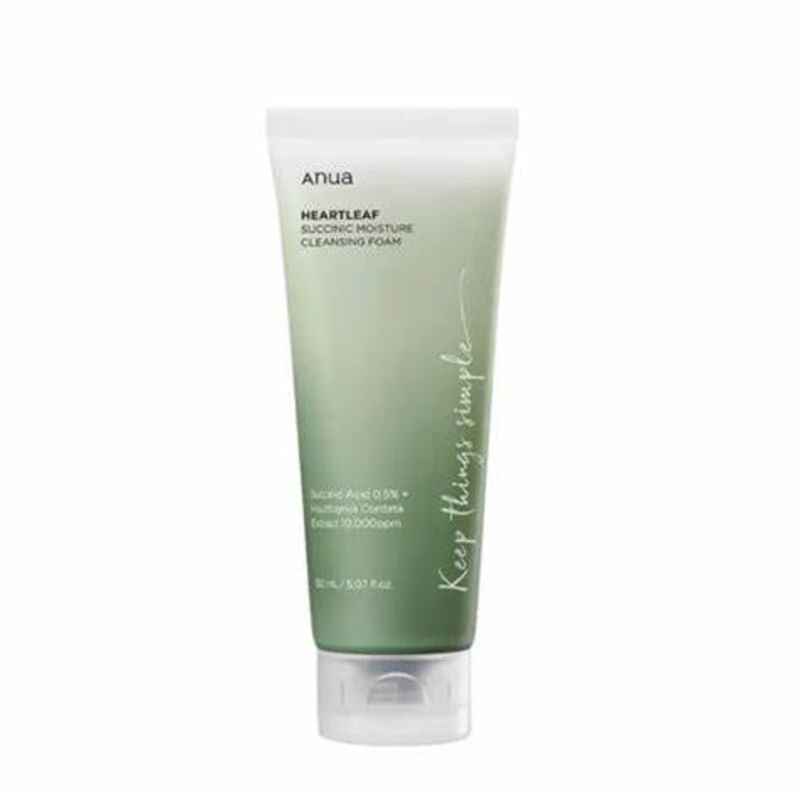 anua heartleaf quercetinol pore deep cleansing foam