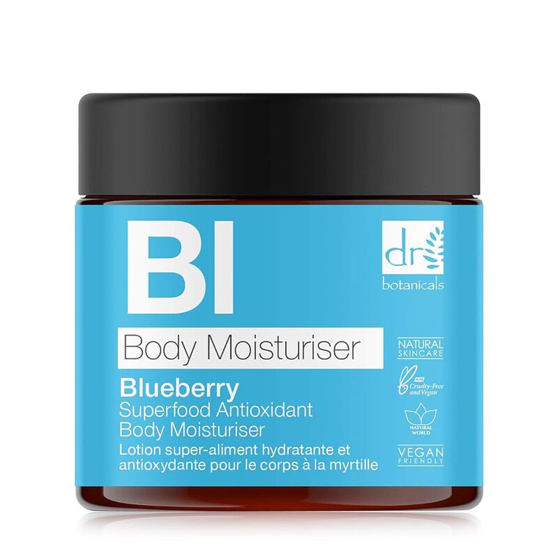 dr. botanicals blueberry superfood antioxidant body moisturiser