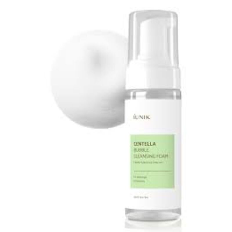 iunik centella bubble cleansing foam