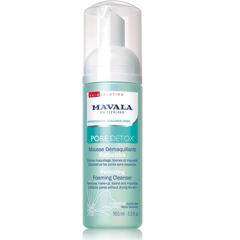 مافالا mavala swiss skin solution pore detox perfecting foaming cleanser 165ml