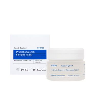 korres greek yoghurt probiotic quench sleeping facial