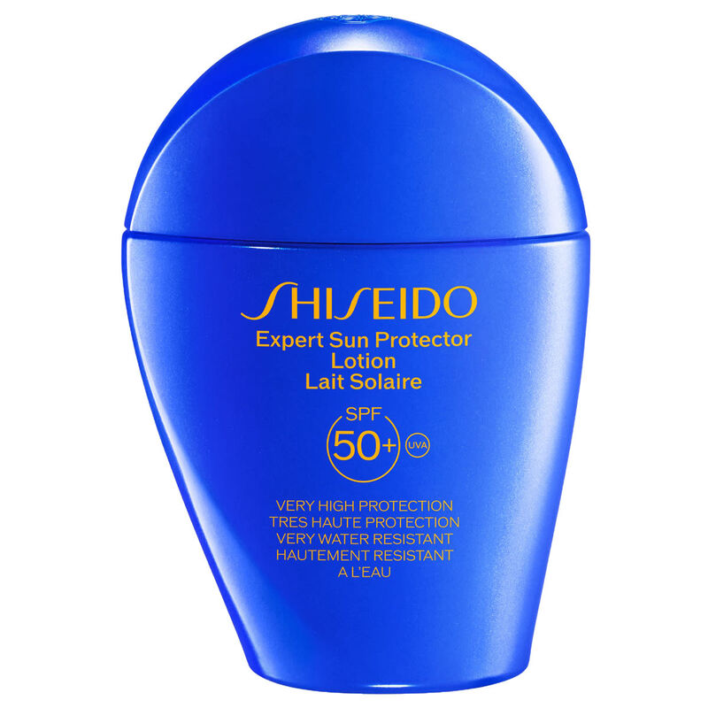 shiseido blue expert sun protector lotion spf50