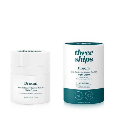 three ships dream bio retinol plus shorea butter night cream