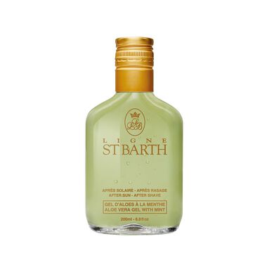 st barth aloe vera gel with mint after sunafter shave