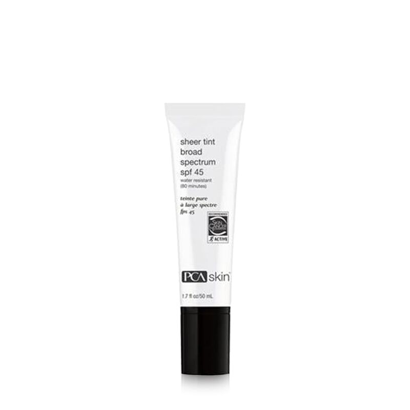 pca skin sheer tint broad spectrum spf 45