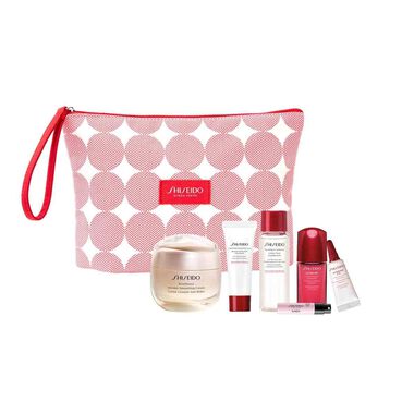 shiseido benefiance wrinkle smoothing cream pouch set