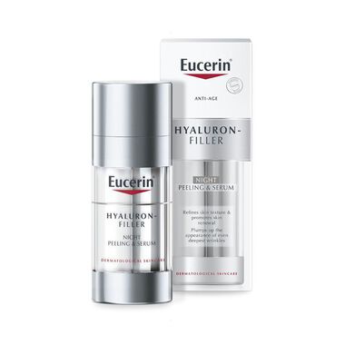 eucerin eucerin hyaluronfiller night peeling & serum 30 ml