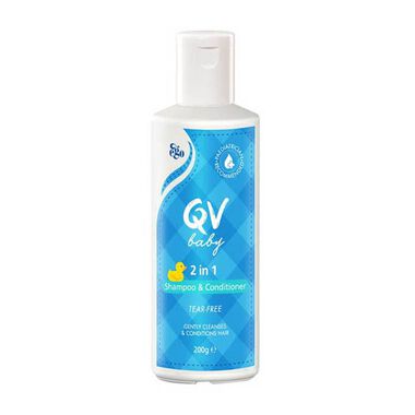 qv qv baby shampoo & conditioner 200 ml